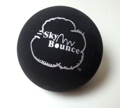 6 SKY BOUNCE BLACK COLOR - HAND BALLS / RACKET BALL RACQUETBALL (Made ...