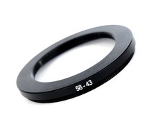 Filter Adapter 58-43mm Adapter Ring Step Down Ring 58mm - 43mm