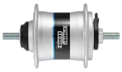 Sturmey Archer F-DYNO Dynamo Bike Hub HDS12 36H 98mm Silver Fast 
