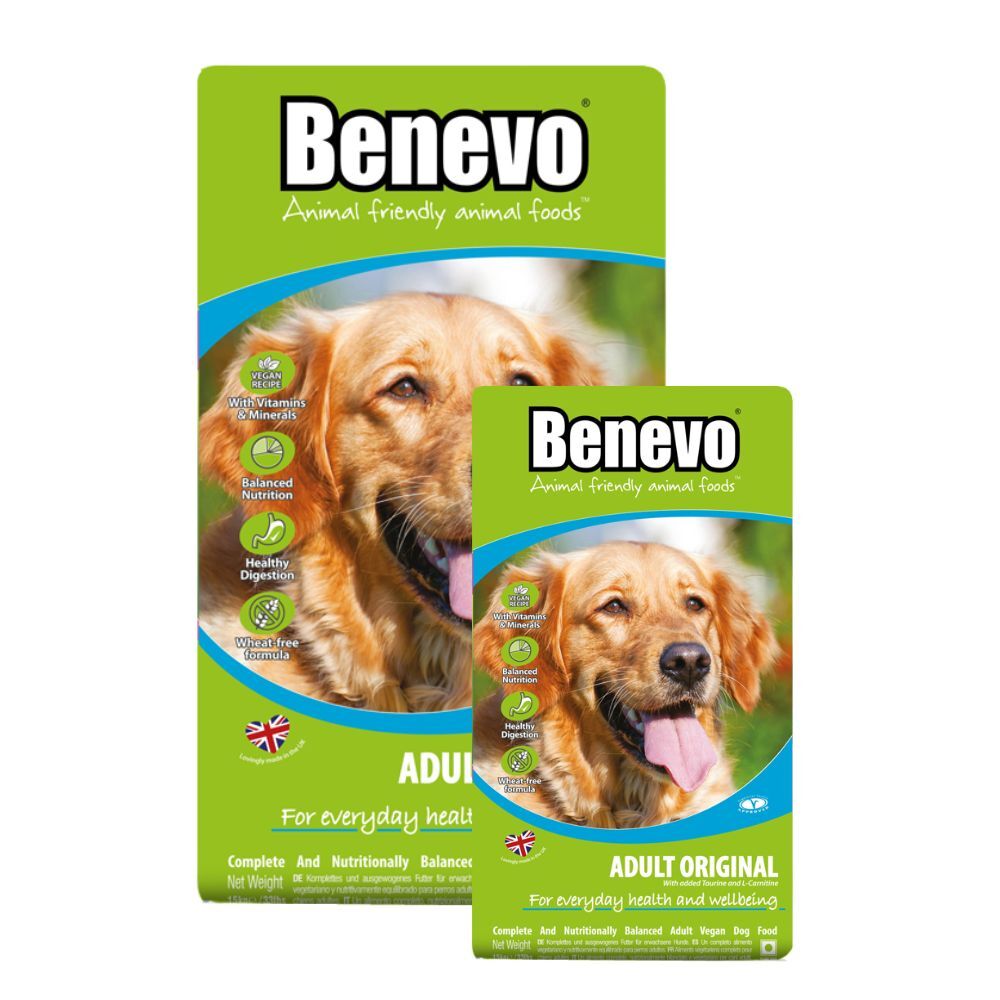 BENEVO Vegan Vegetarian Dog Food Plant Based Vegetable Complete Kibble