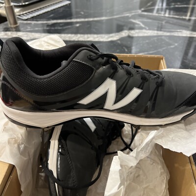 New Balance Tupelo v2 Metal Baseball Cleats ltupebk2_black-white3.jpg main image 2
