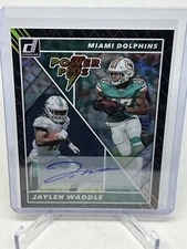 2022 PANINI DONRUSS JAYLEN WADDLE /99 AUTO POWER PLUS AUTOGRAPH #PP-18 DOLPHINS