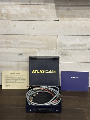 Atlas Cables Ascent 3.0 OCC Copper And PTFE Dielectric Speaker Cables 3m pair!