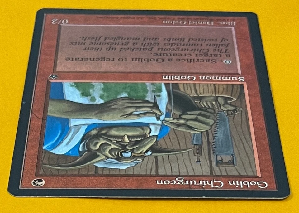 MTG GOBLIN CHIRURGEON (Frazier) Fallen Empire (Wyvern Back) (OldManMTG 010-542) - Image 4 of 4