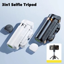 Mini Selfie Stick Tripod Monopod Remote Phone Mount iPhone 16/15 Samsung S24 S23