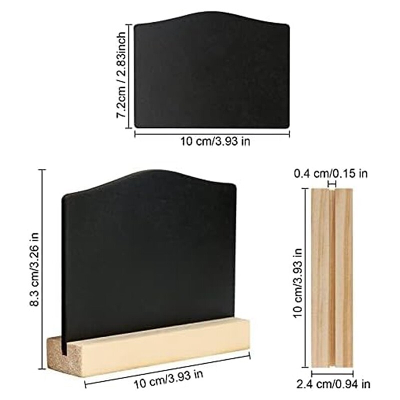 12Pack Chalkboard Signs Kitchen es Chalk Boards with Stands 10X7.2cm
