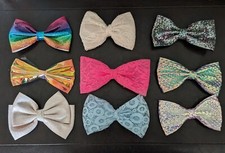 9 hair bows for girls, Various Colors