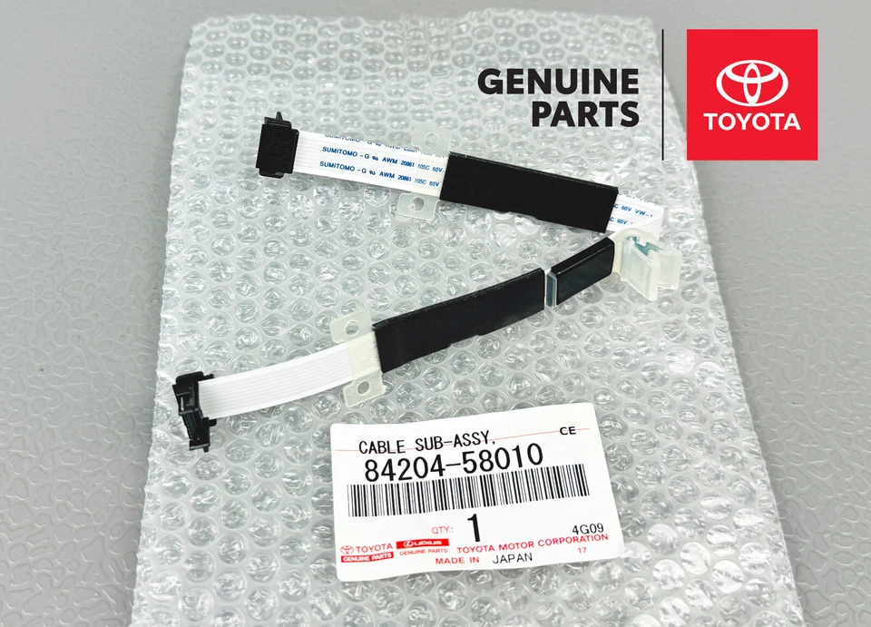 84204-58010 TOYOTA LAND CRUISER LEXUS GX LX CABLE SUBCONJUNTO, INTERRUPTOR DE ALMOHADILLA DE DIRECCIÓN Foto 2 de 4