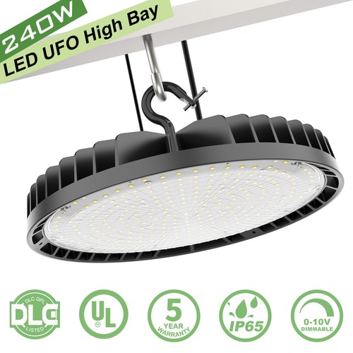 240W UFO LED High Bay Light Industrial Commercial Factory Warehouse