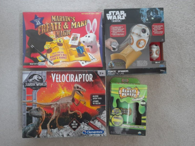 NEU - STAR WARS SCIENCE, JURASSIC WORLD DIG, ELASTI PLAST & CREATE MAGIC BÜNDEL