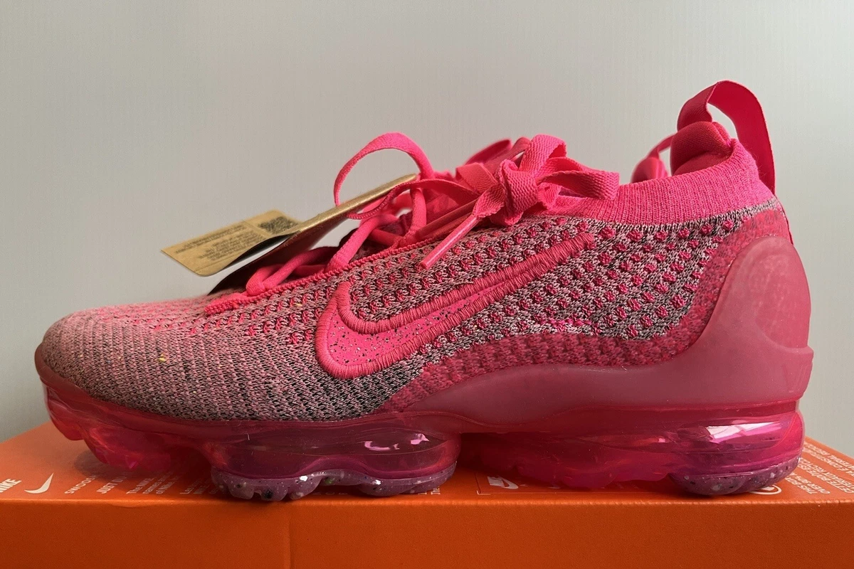 Nike Air Vapormax Flyknit Hyper Pink Pink Black DZ5195 600 Women s Size 6