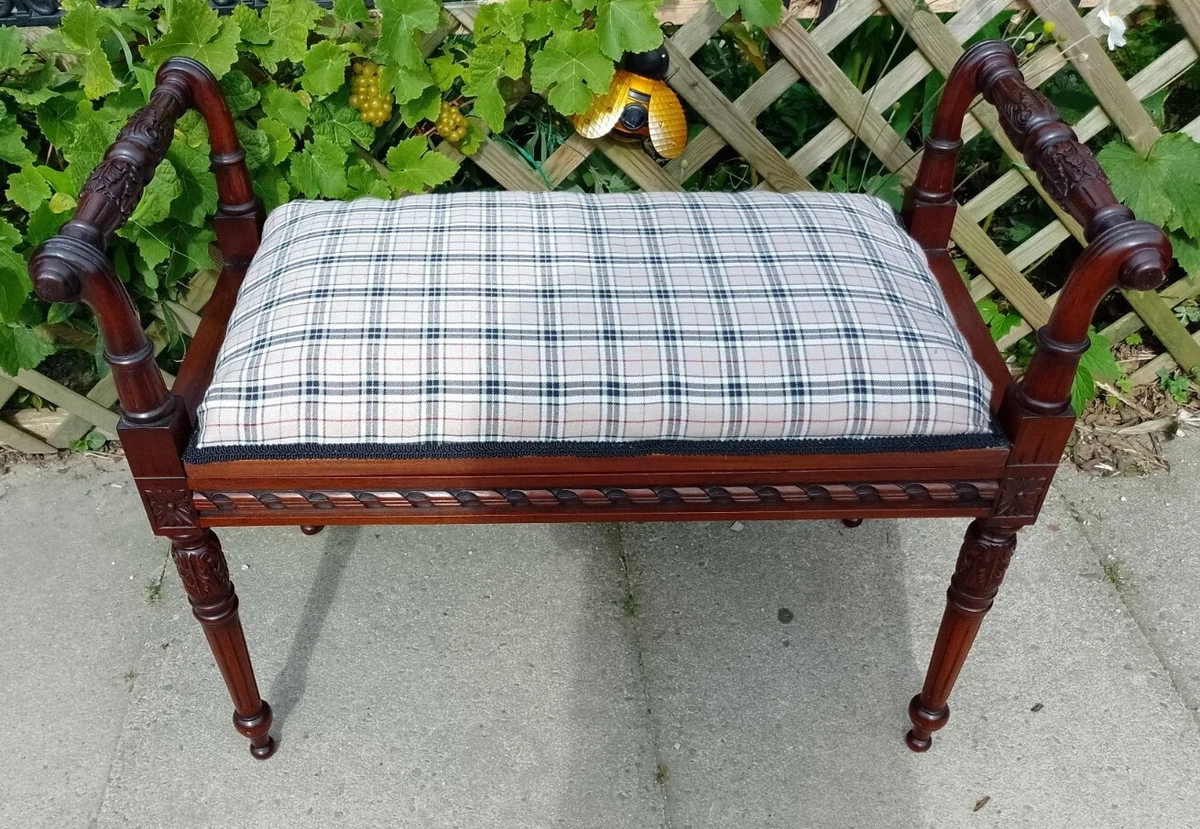 Mahogany dressing 2024 table stool