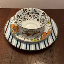 Disney Store Summer Time BBQ Set Of 4 Metal Enamelware, All Favorite Characters