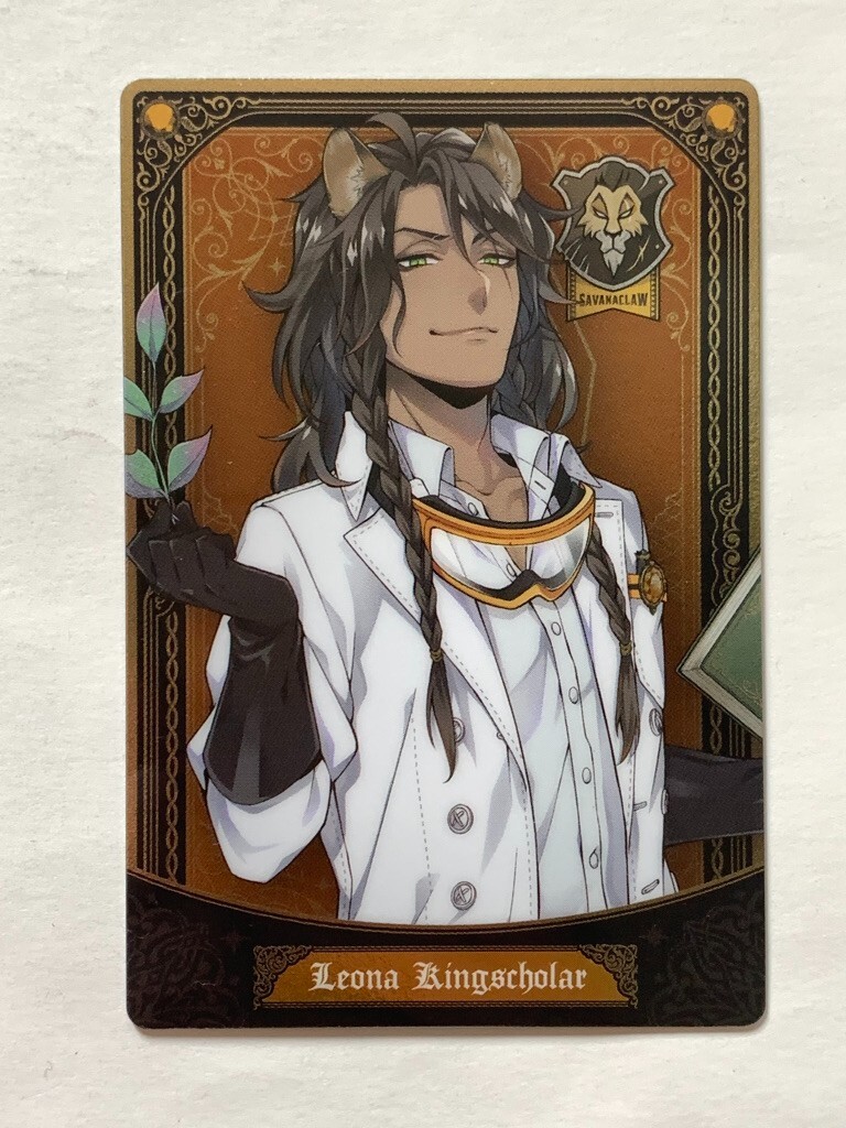 Leona Kingscholar Disney Twisted Wonderland Plastic card Japanese