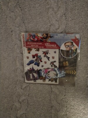 3D Effect Sticker Story Set Transformers Glasses 30 Stickers 3 Backgrounds