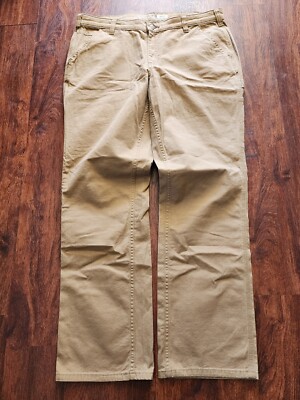 CARHARTT BN2080-W RUGGED FLEX LOOSE FIT CANVAS WORK PANTS WOMEN'S BROWN SIZE...