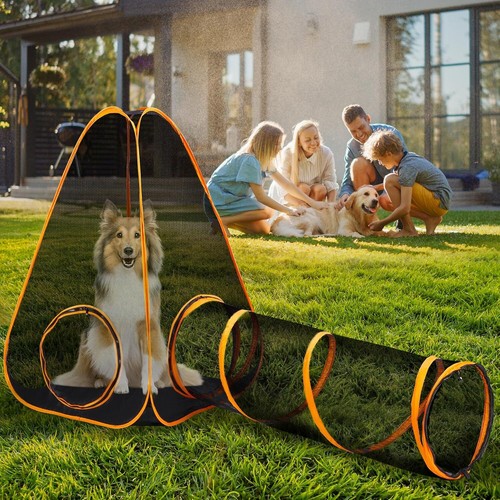 6in1 Big Pet Cat Dog Playpen Outdoor Playground Play Tent Tunnel Portable House - Picture 3 of 8