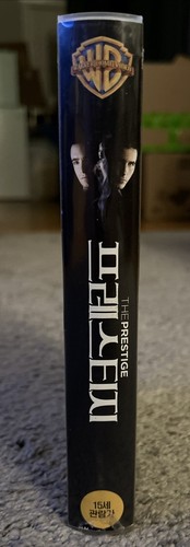 The Prestige 2006 Korean Late VHS NTSC English Audio Christopher Nolan Rare OOP - Picture 2 of 10