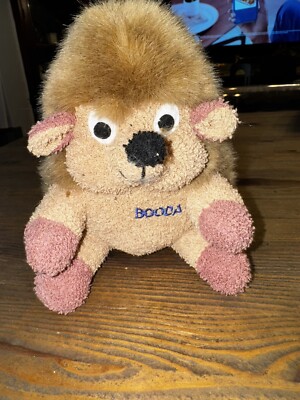 Booda Soft Bite Dog Toy  Brown Hedgehog