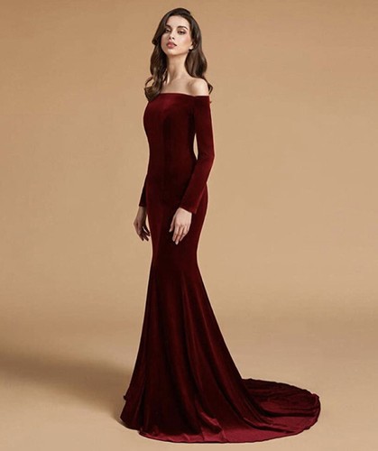 NWT $85 SSP Bridal Red Velvet Long 