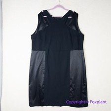 Nine West black sleeveless round neck dress, plus size 24W
