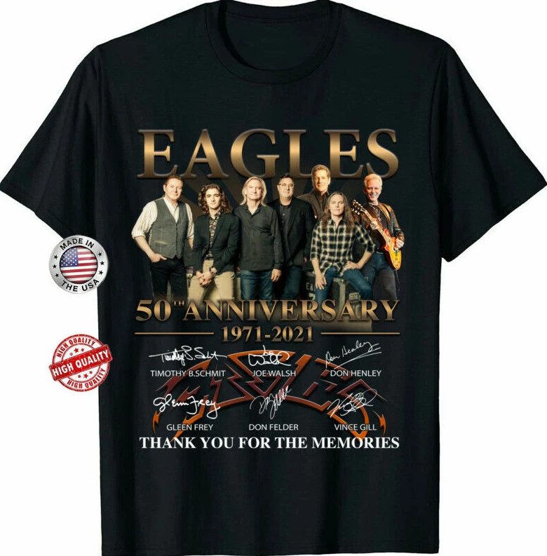 The Eagles Band Shirt 50th Anniversary 1971 2021 T shirt Rock