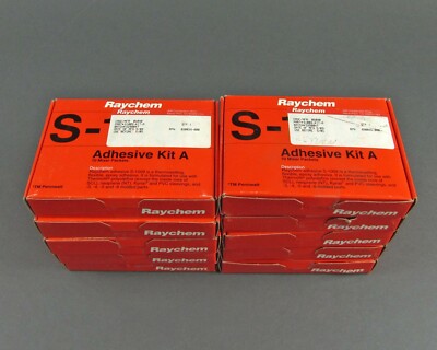Lot of (5) Raychem S1009-KIT-A Adhesive Kits w/ 10 Mixer Packets ea.