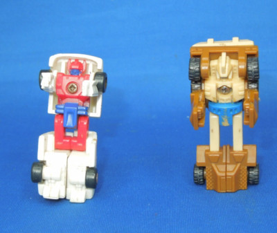 1989 Hasbro G1 Transformers Micromasters Off Road Patrol Jeep & Ambulance