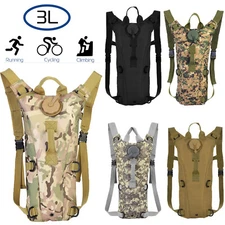 3L Water Bladder Bag Tactical Military Outdoor Hiking Cycling Hydration Backpack