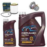 MotoröL Filter Set Mannol 5W-40 6 Liter + Schraube FüR BMW 4Er 428 X4 Xdrive F26