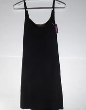 Adore Me Women's Suzie Soft Cozy Sleepwear Slip 07503 Black Size Medium