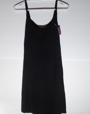 Adore Me Women's Suzie Soft Cozy Sleepwear Slip 07503 Black Size Medium