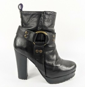 red high ankle boots