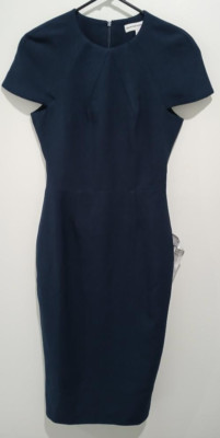 NEW DRESS THE POPULATION $198 from Nordstrom Navy Small LAINEY Body-Con DRESS  