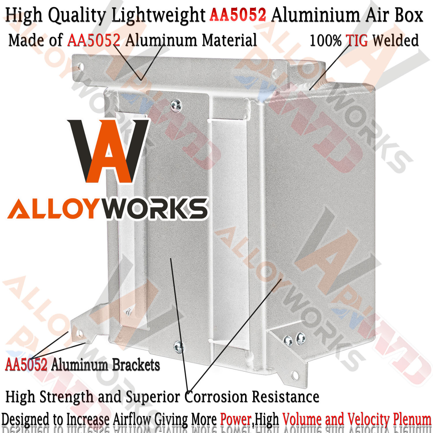 High Flow Aluminum Airbox Air Box Intake Fits Yamaha YFZ450 YFZ 450 SE