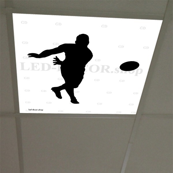 Rugby 25 décor diffusant anti-éblouissement pour dalle LED 60x60