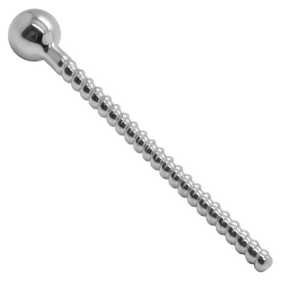 ADORNIS Twister Urethral Sound 7 Inches Solid Surgical Steel Male Urethral Sounding Plug