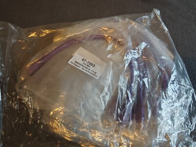 *10er-Pack* 0,3 m Cat5e RJ45 lila U/UTP PVC 24AWG bündig geformt gebootetes Patchkabel