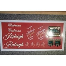 Raleigh Clubman decal set, including 531's.
