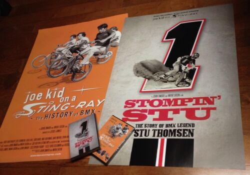 Joe Kid on a Stingray Movie Poster, Dvd, Stompin Stu Movie Poster, Dvd New BMX - Picture 1 of 1