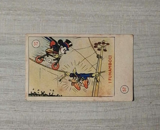 Figurina Premio TOPOLINO I FUNAMBOLI N.57 Ed . ELAH 1936