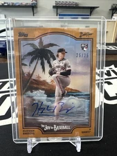 2025 Topps Bob Ross Joy of Baseball Hayden Birdsong Auto RC #/25