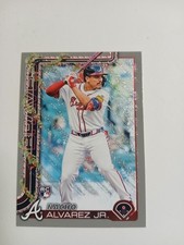 2025 Topps Holiday Nacho Alvarez Jr. Silver Holiday Glitter #H183 Atlanta Braves