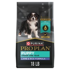 Puppy Dry Dog Food Dogs Under 1 Year High Protein Real Lamb & Rice Formula 18 lb 3.85 per pound