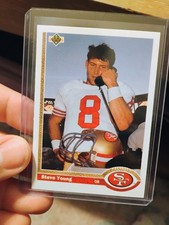 Upper Deck 1991 Steve Young #101 San Francisco 49ers NFL Football Base Set Card