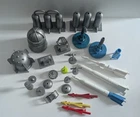 MARX Cape Canaveral Playset Parts with Assorted MARX astronauts