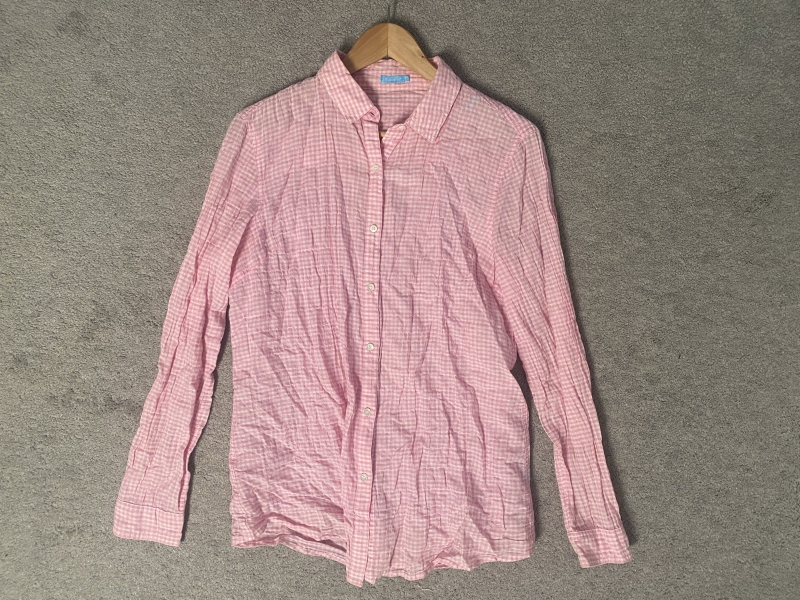 J. MCLAUGHLIN Button-Up Collared Blouse Shirt sz … - image 3
