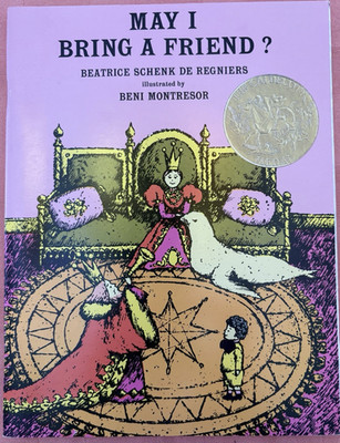 May I Bring a Friend? Beatrice Schenk de Regniers PB Illus Montresor 1990