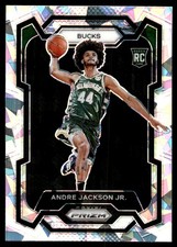 Andre Jackson Jr. 2023-24 Panini Prizm #131 Bucks Insert ? SEE SCAN! FREE SHIP