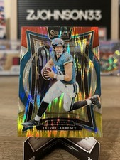 2024 Panini Select - Concourse Trevor Lawrence #98 Red & Yellow Shock Prizm